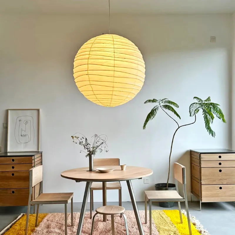 LunaBloom - Folded Rice Paper Pendant Light