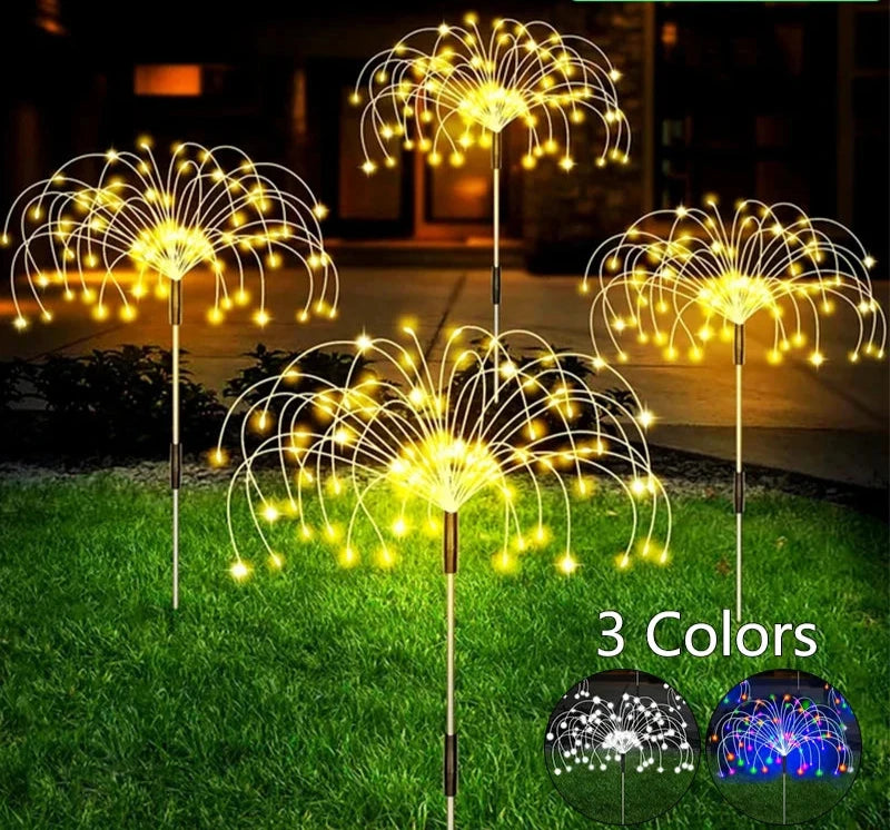 LED Solar Firework Light