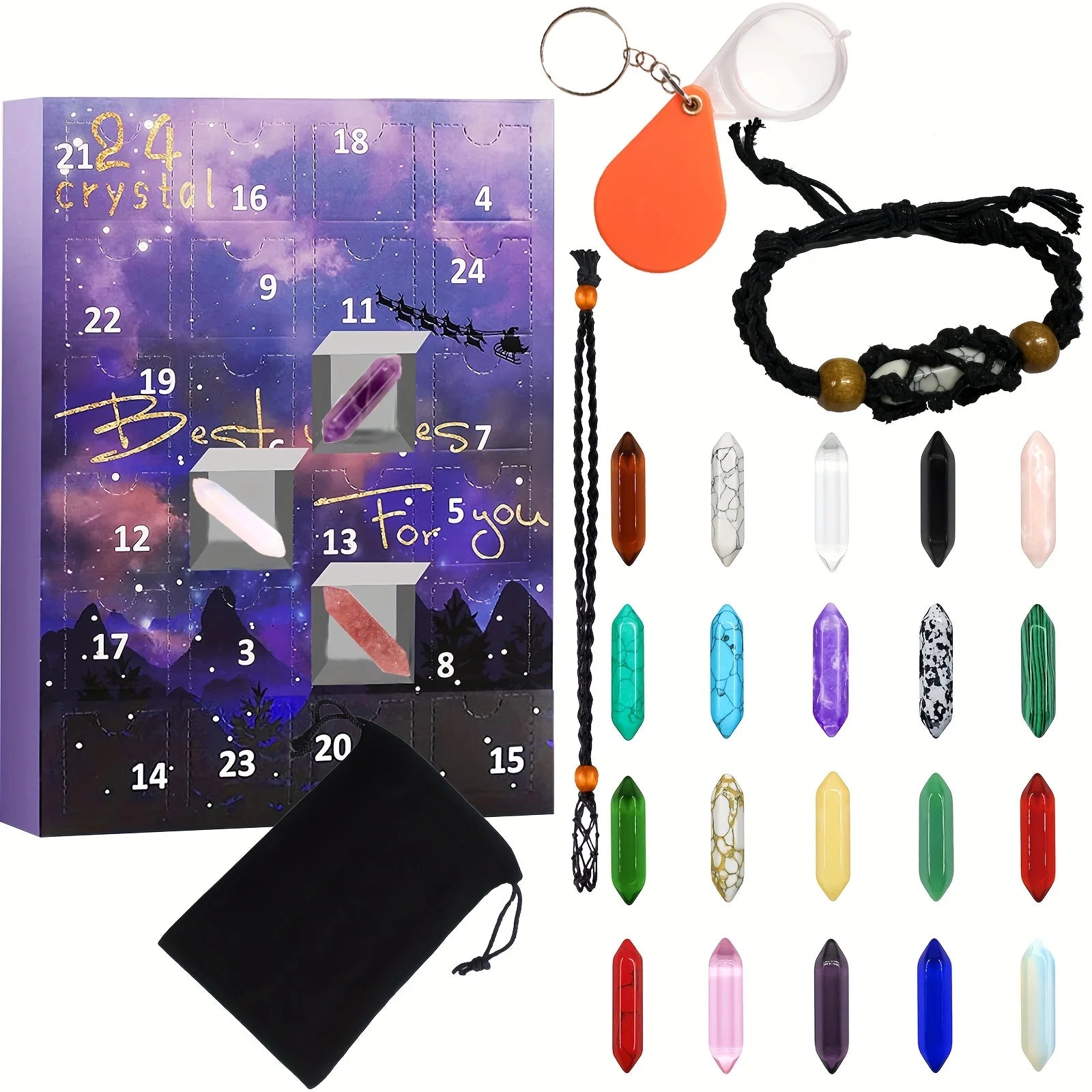 Ava Crystal Advent Gemstone Calendar