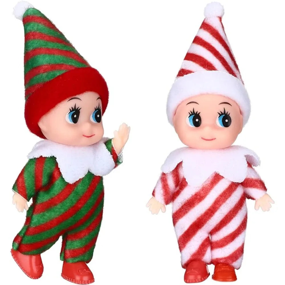 Miniature Elf Doll Twins