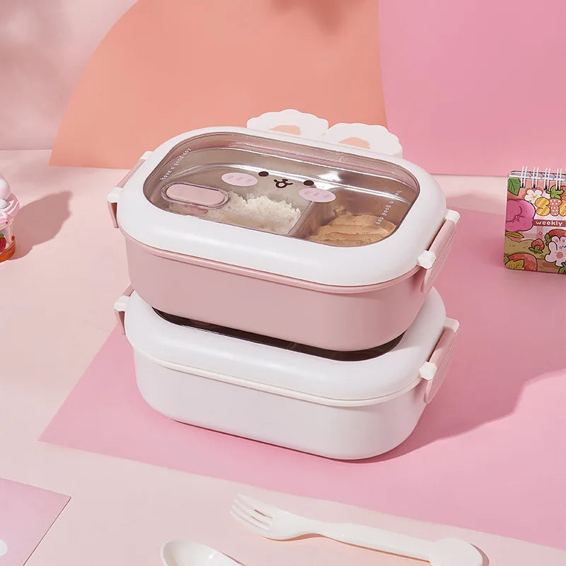 HopNChomp - Lunchbox for Kids with Bunny Design