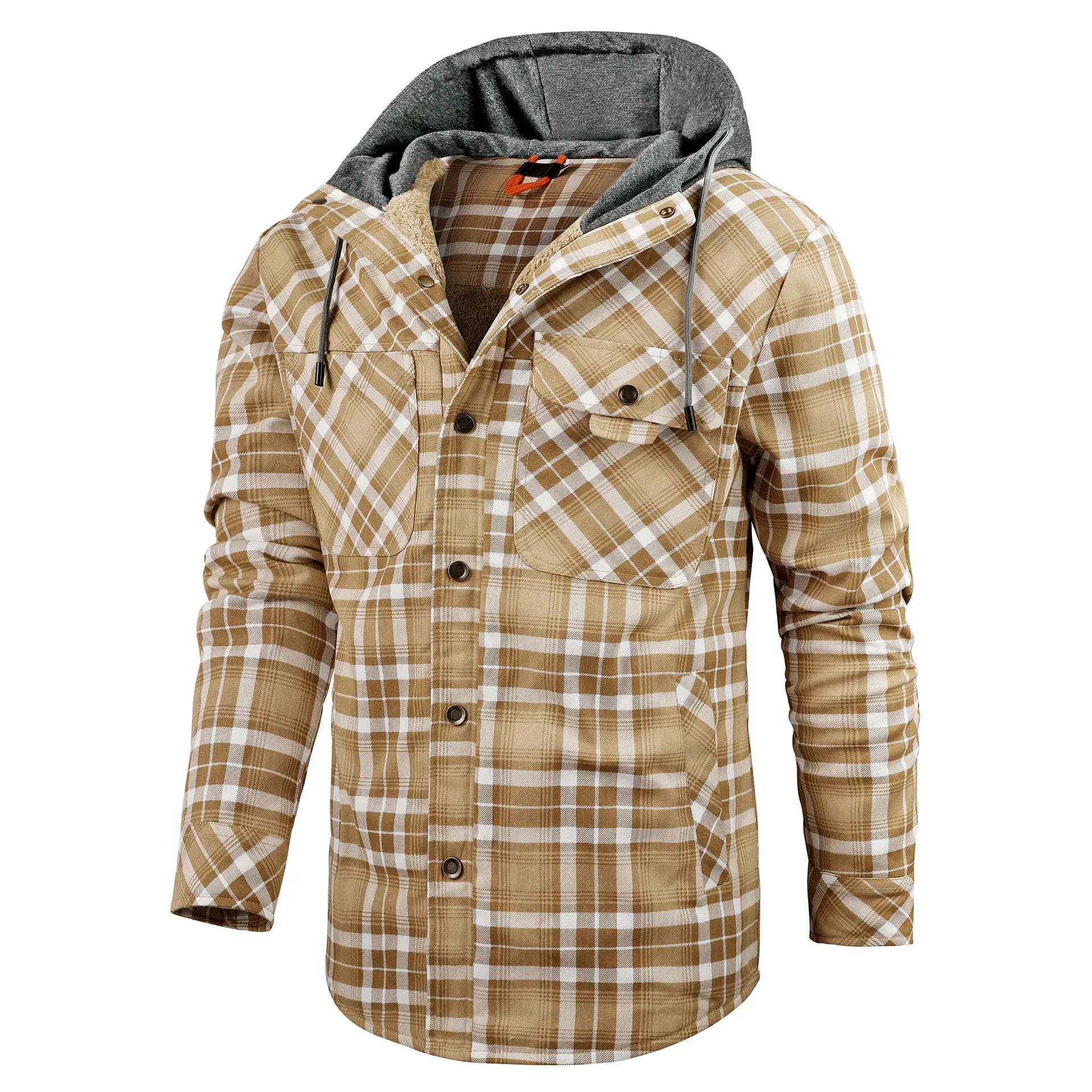 Zyrus Premium Plaid Jacket with Hood