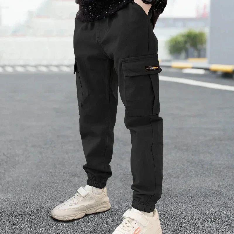 Ron - relaxed fit long pants for kids