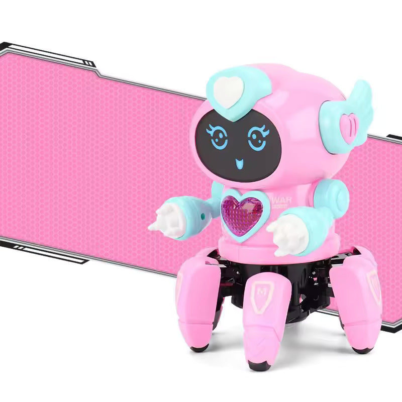 RoboGroove - Interactive singing and dancing robot with colorful LED lights