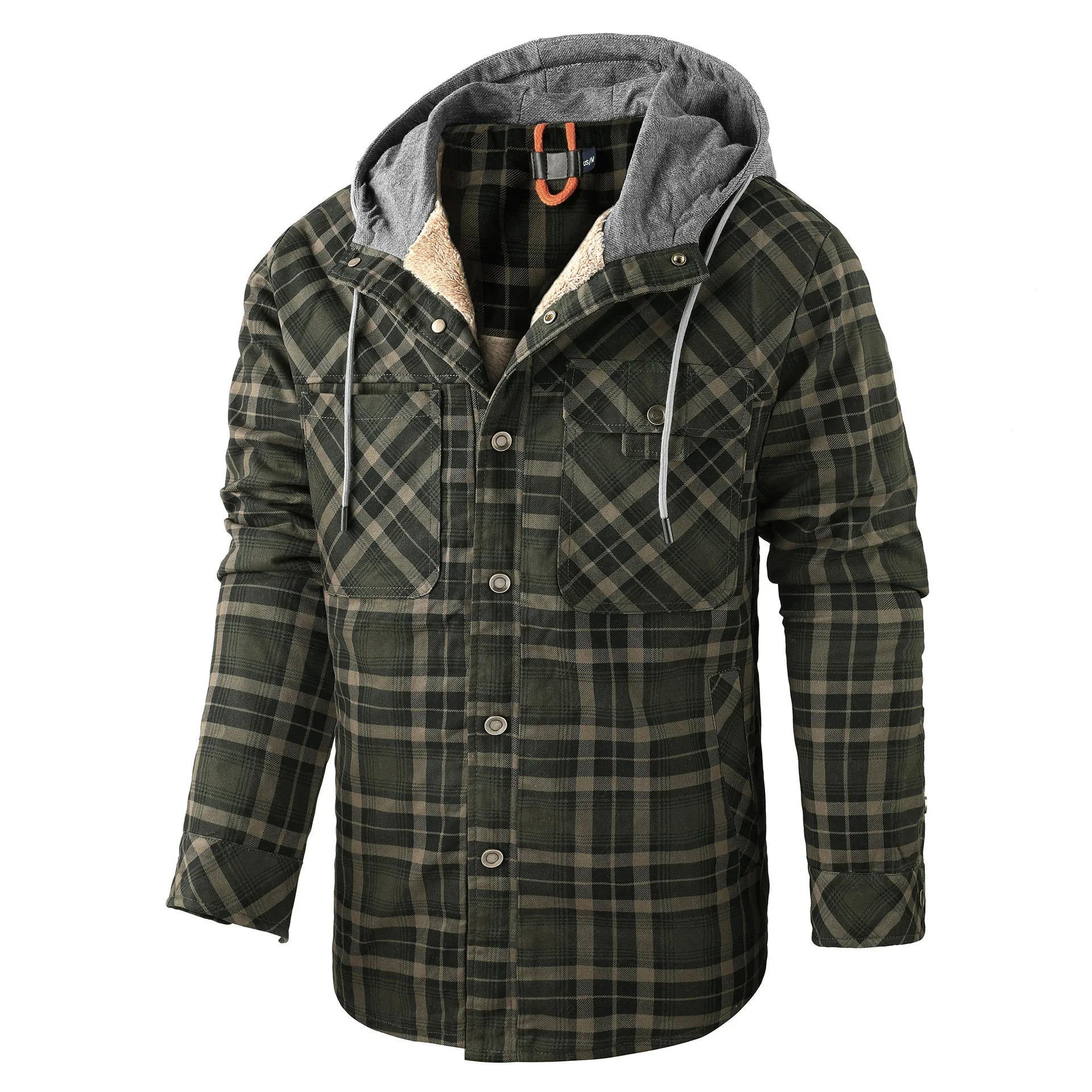 Zyrus Premium Plaid Jacket with Hood