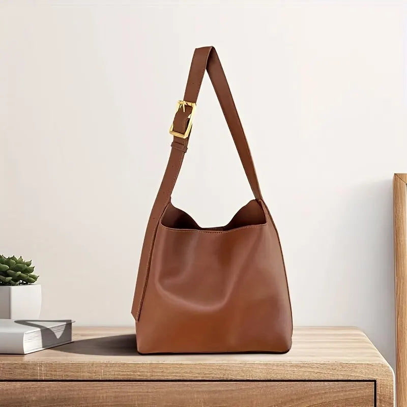 Savannah Luxe Leather Shoulder Bag - Timeless elegance for any occasion