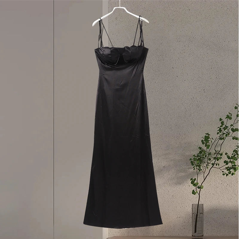 Jane - Satin Covering Halter Dress