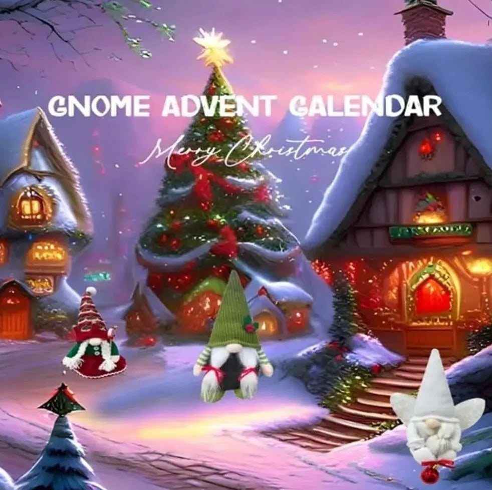 Christmas Gnome Advent Calendar Decoration