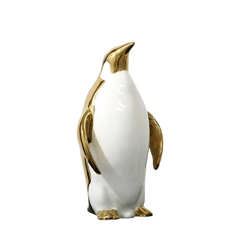 ArcticElegance Penguin Figure – Modern Sculpture