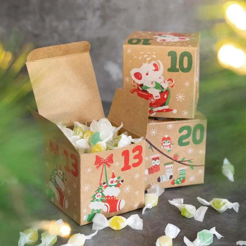 24 Days DIY Calendar Countdown Christmas Home Decor