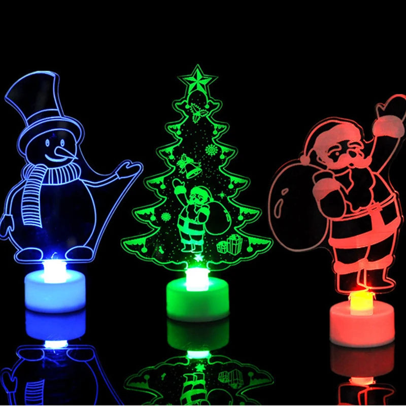 FrostyGlow - colorful LED snowman lights