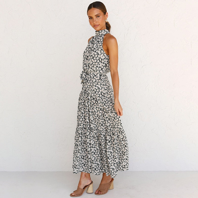 Vergie Boho Polka Dot Dress | Elegant Women’s Party Wear