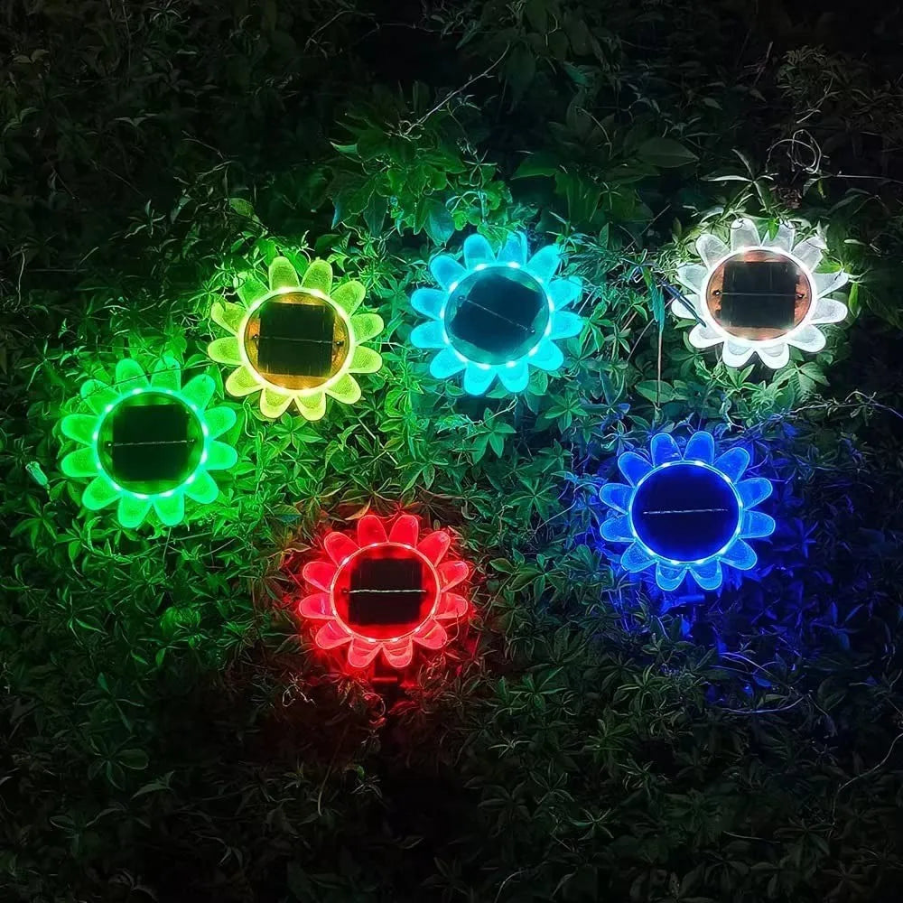 GlowBloom - colorful solar flower lights