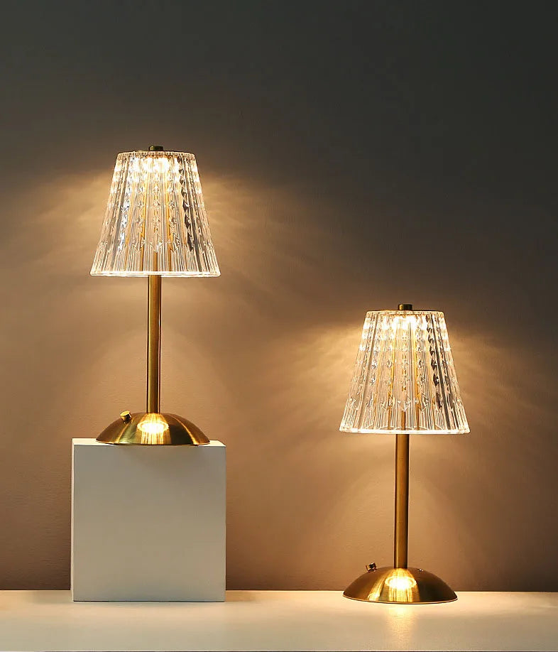 Crystal LED Desk Lamp