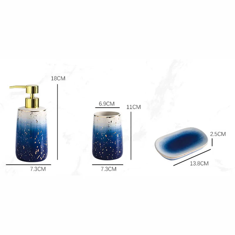LuxKeram Bathroom Set made of Ceramic