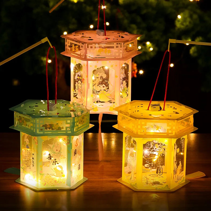 HarmoniGlow - Handmade Lantern for Traditional Festival Lighting