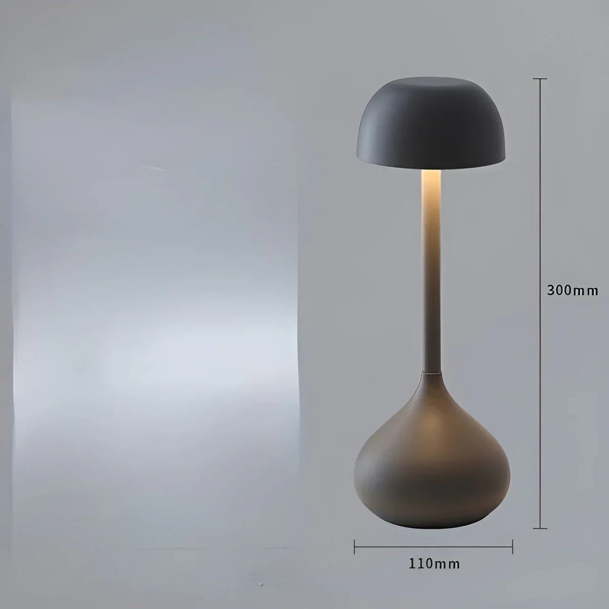 TouchLumena - Wireless Dimmable Mushroom Table Lamp