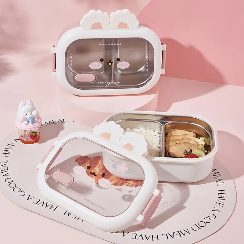 HopNChomp - Lunchbox for Kids with Bunny Design
