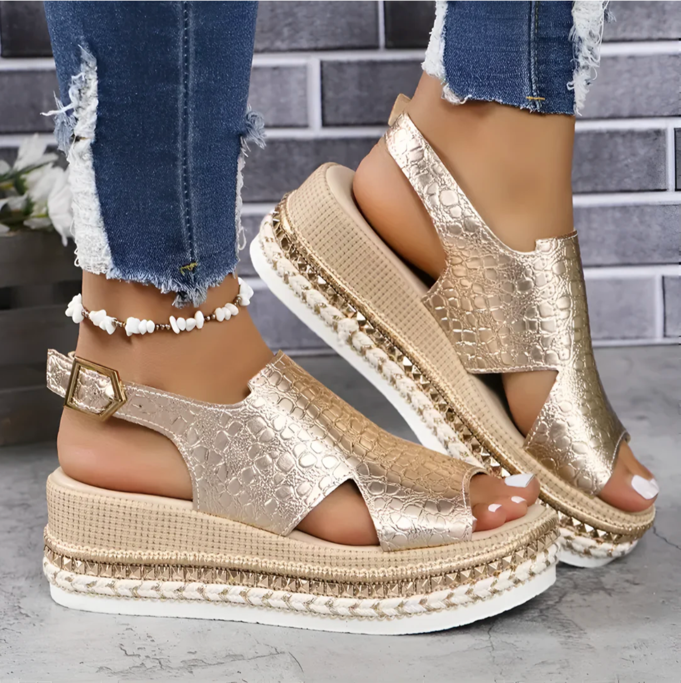 Elma | Glitter Sandals