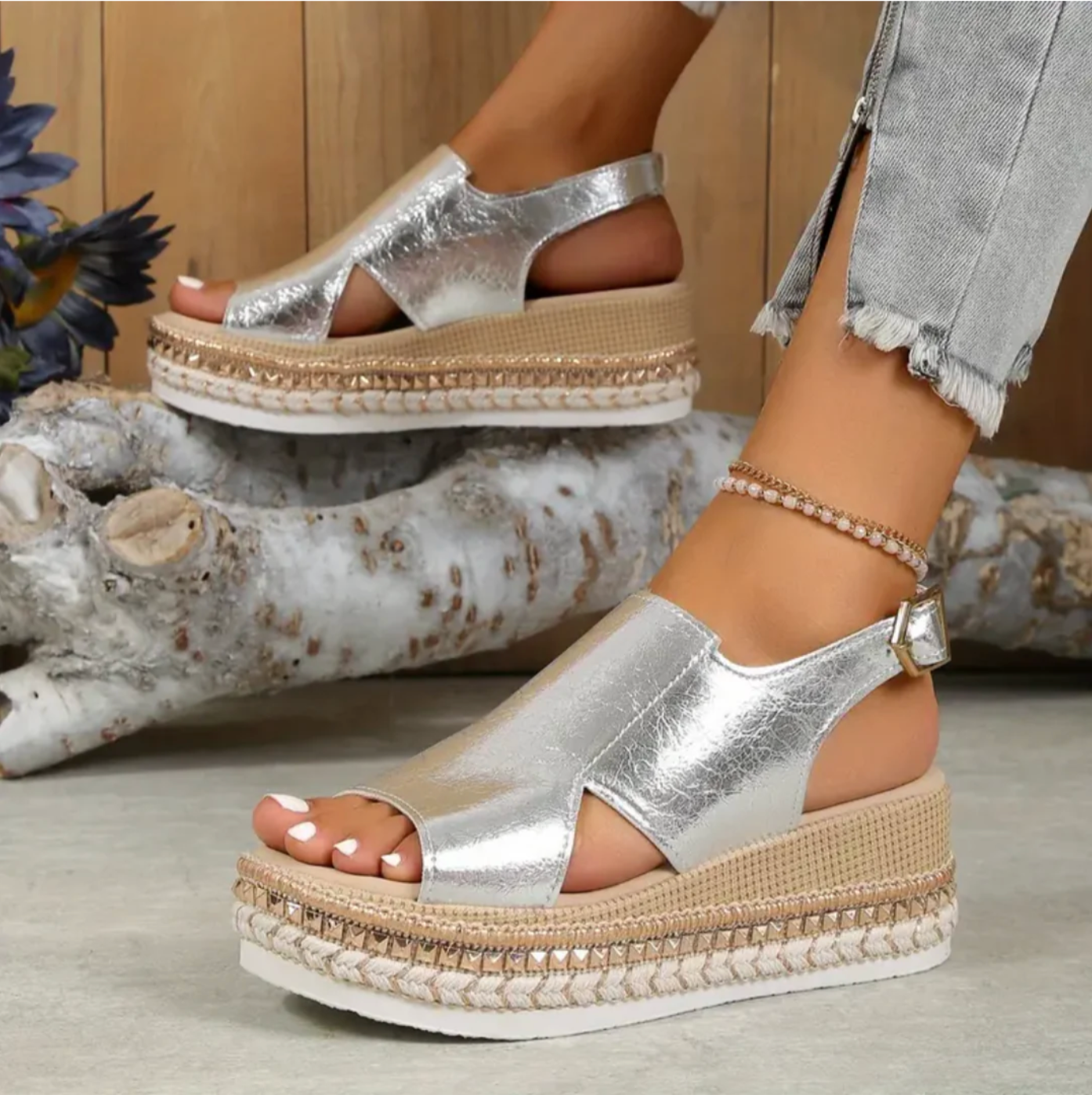 Elma | Glitter Sandals