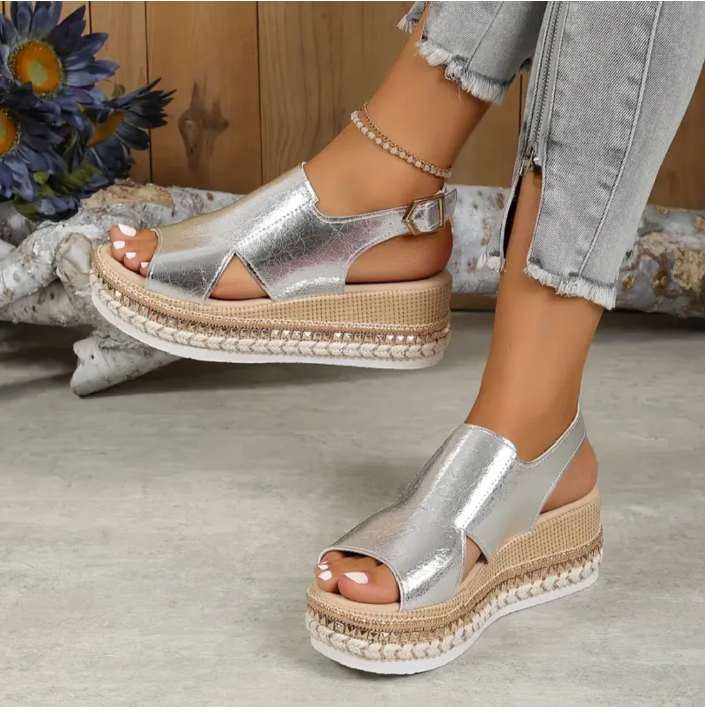 Elma | Glitter Sandals