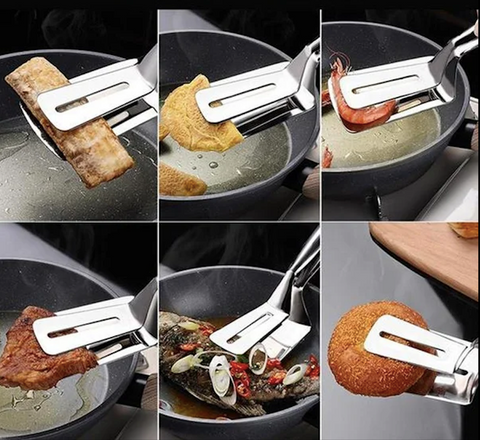 FlexiCook Multi-Tool Spatula with Tongs