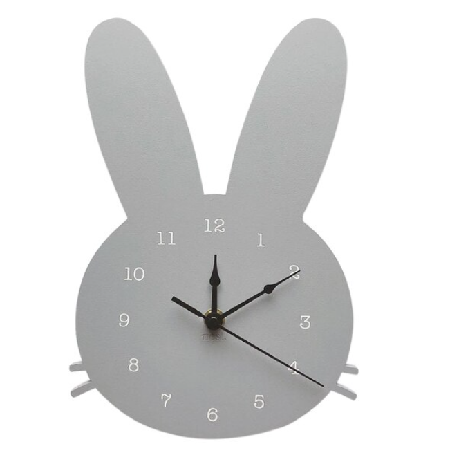 HopTock - Beautiful Rabbit Wall Clock for Playgrounds