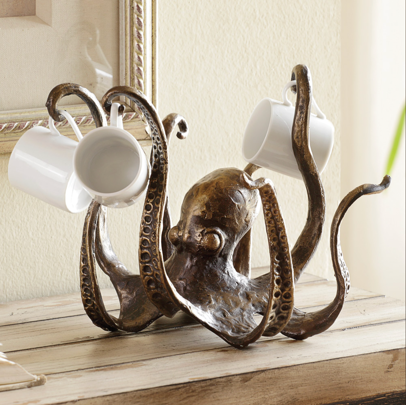 Kraken - Octopus Design Rustic Candle Holder