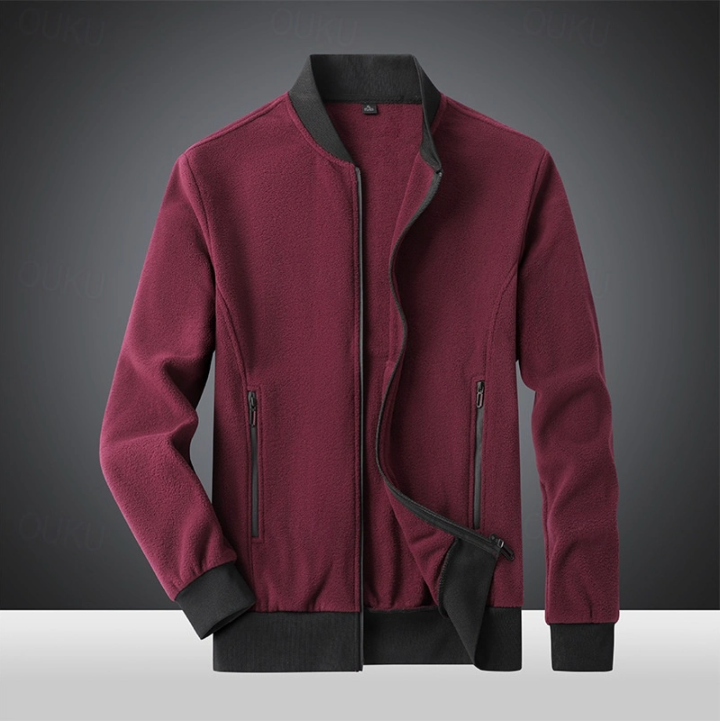 Oliver - Warm Fleece-lined Zipper Jacket