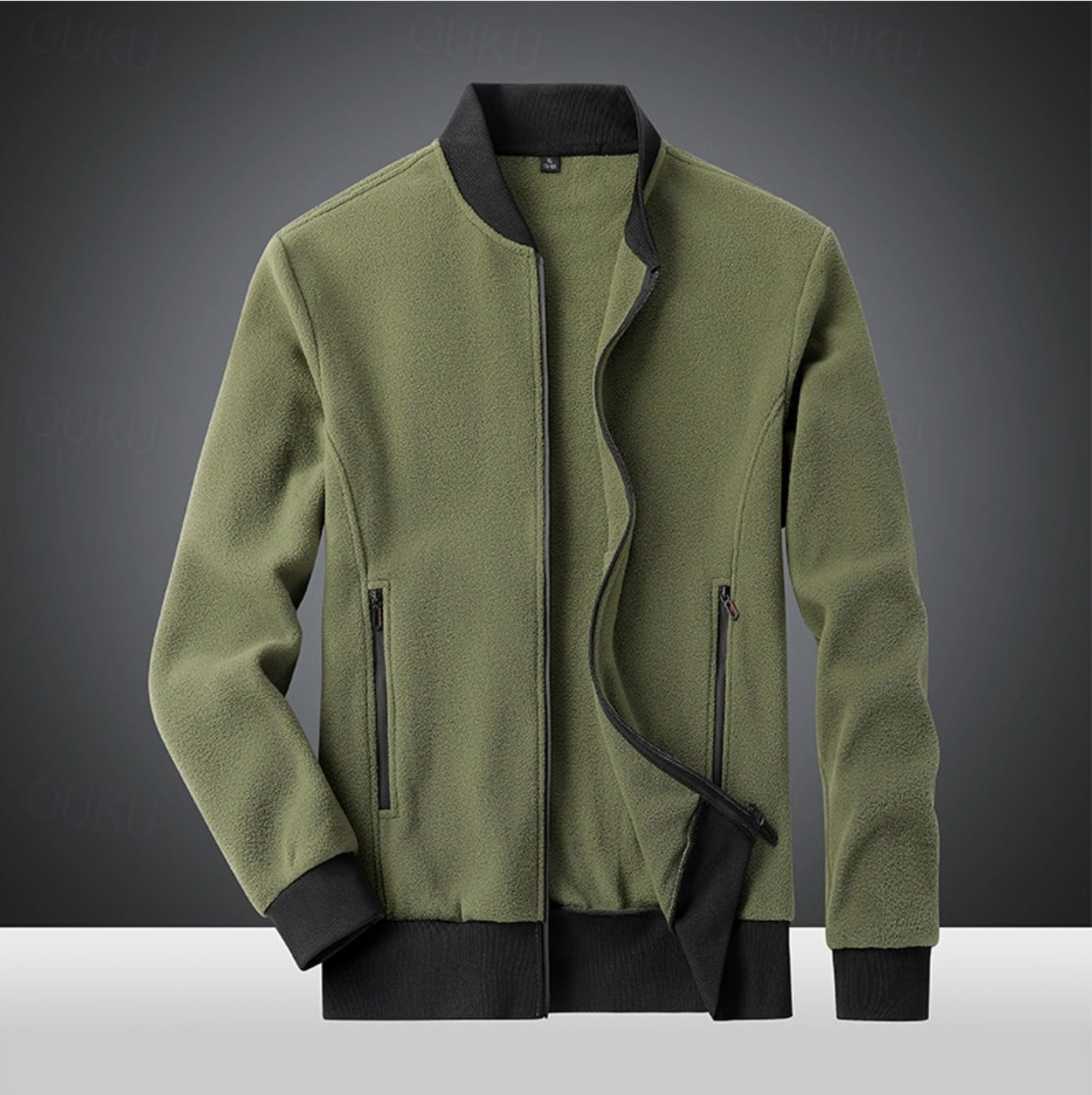 Oliver - Warm Fleece-lined Zipper Jacket