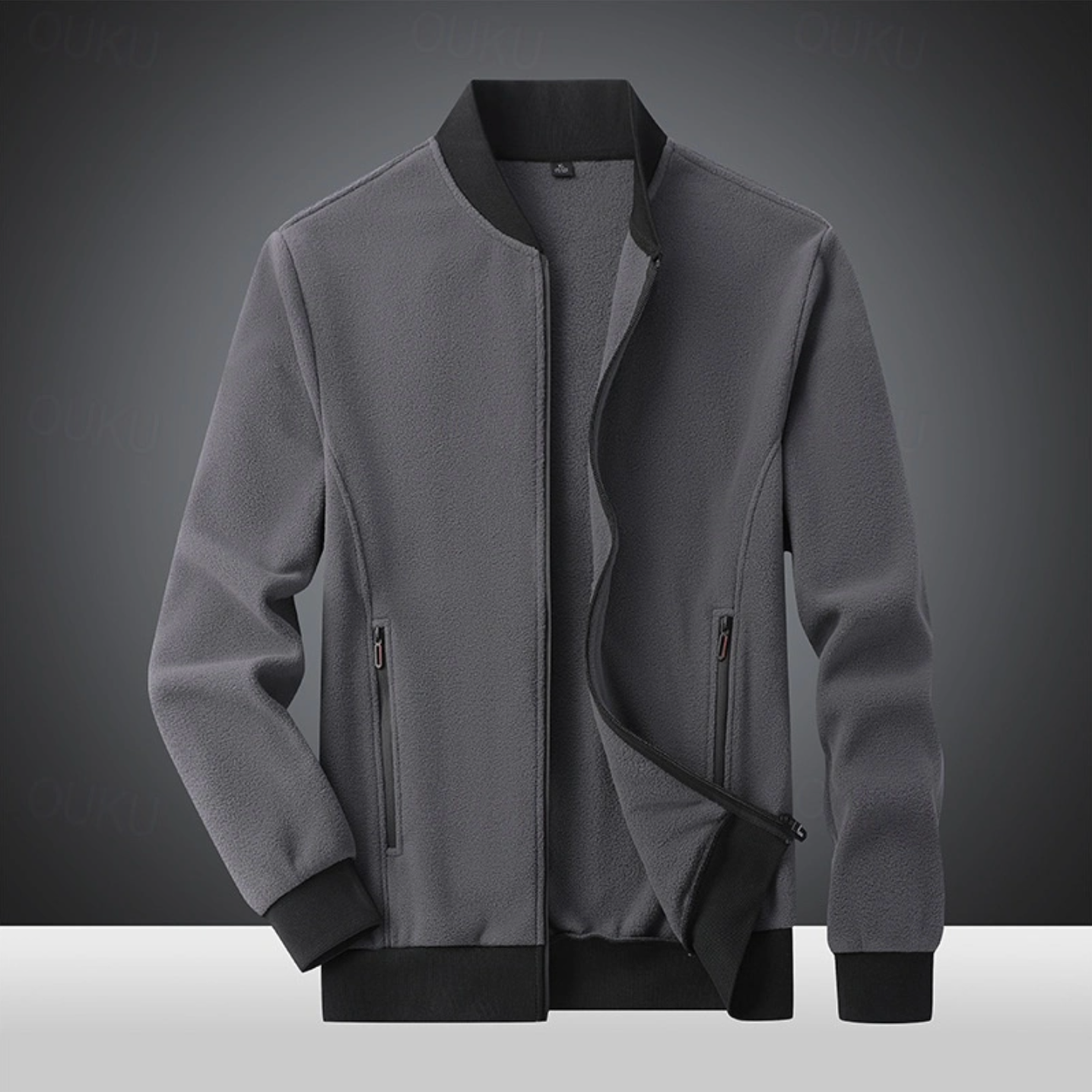 Oliver - Warm Fleece-lined Zipper Jacket