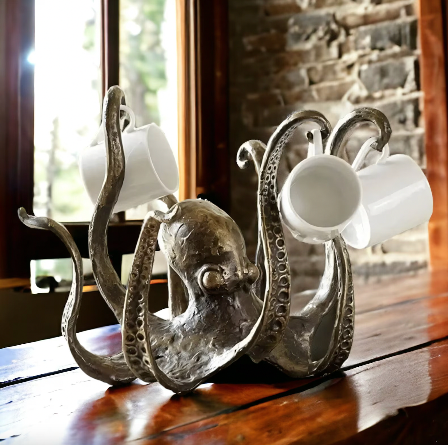 Kraken - Octopus Design Rustic Candle Holder