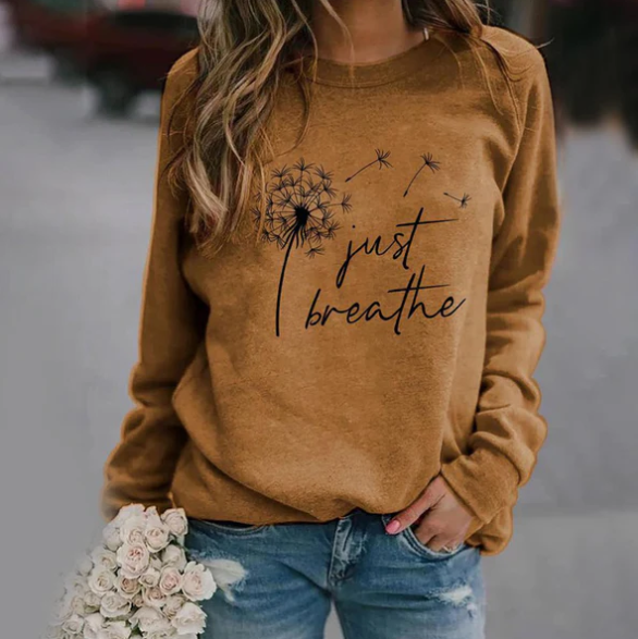 Just Breathe | Graphic Dandelion Sweatshirt