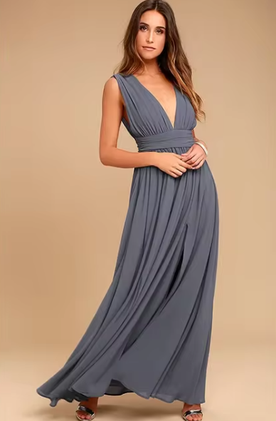 Glamorous Maxi Mesh Bodycon Dress