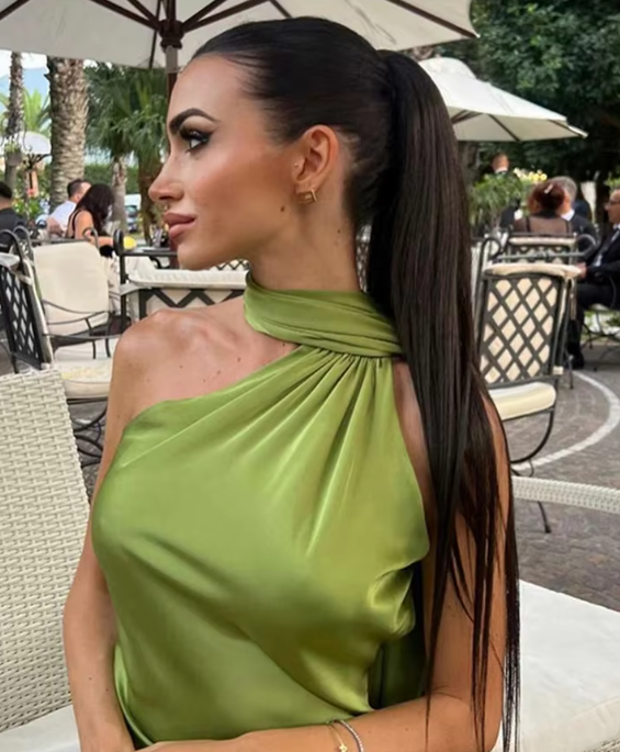 Claudine Backless Dress | Sexy Off-Shoulder Elegance with Satin Ribbon Accent