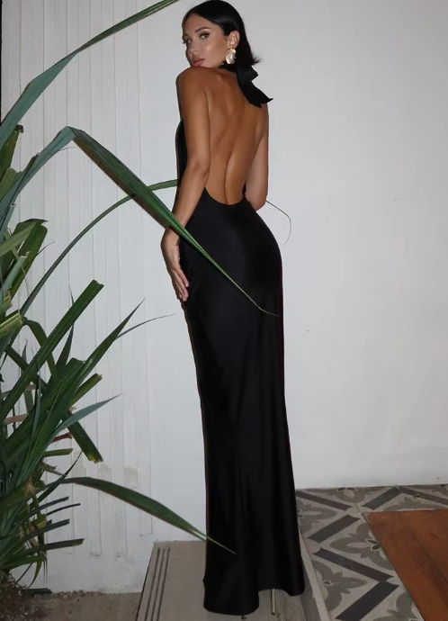 Margaret | Fashion Deep V-Neck Backless Dress