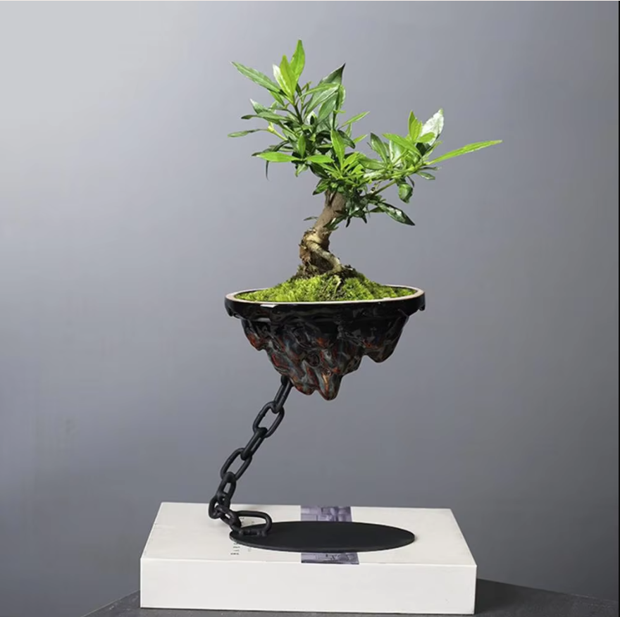 StoneBloom – Elegant Hanging Plant Box for Stylish Vegetables