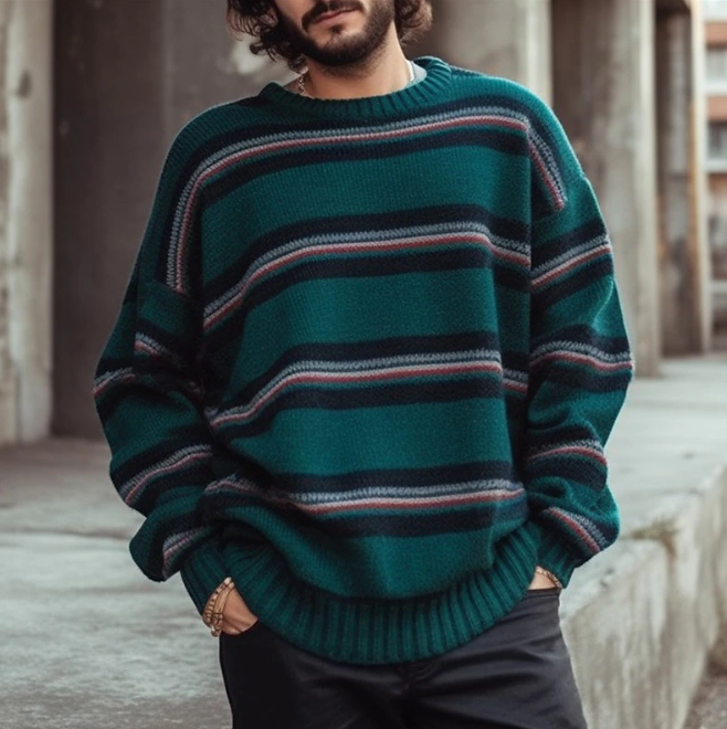 Alexander multi-colored striped sweater