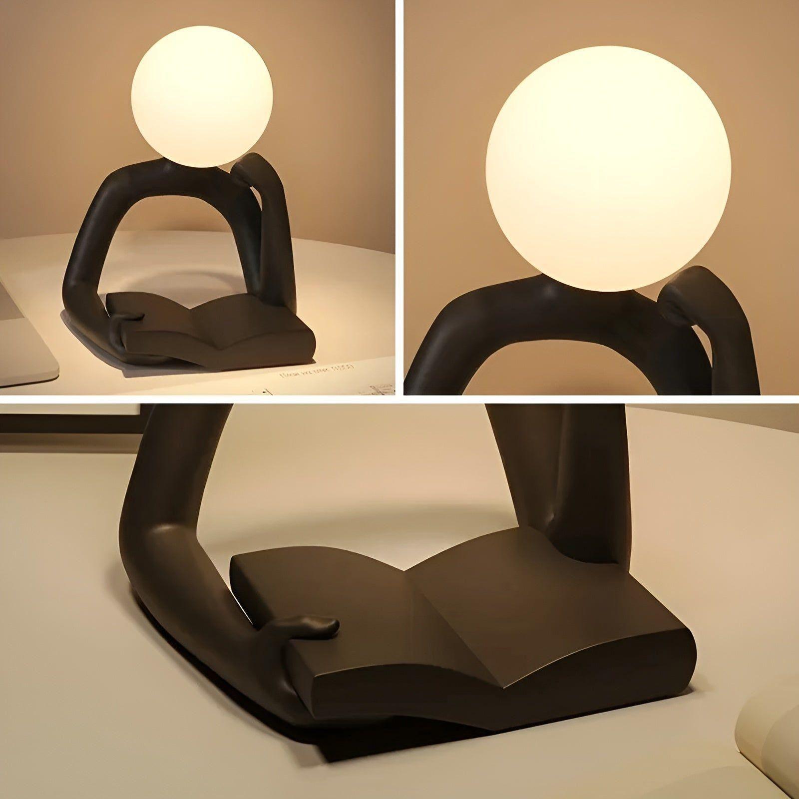 EvaGlow Abstract Luxe Table Lamp - Modern Elegance