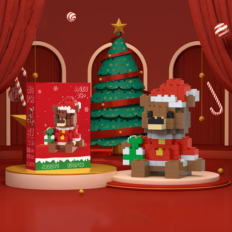 Christmas Theme Building Blocks