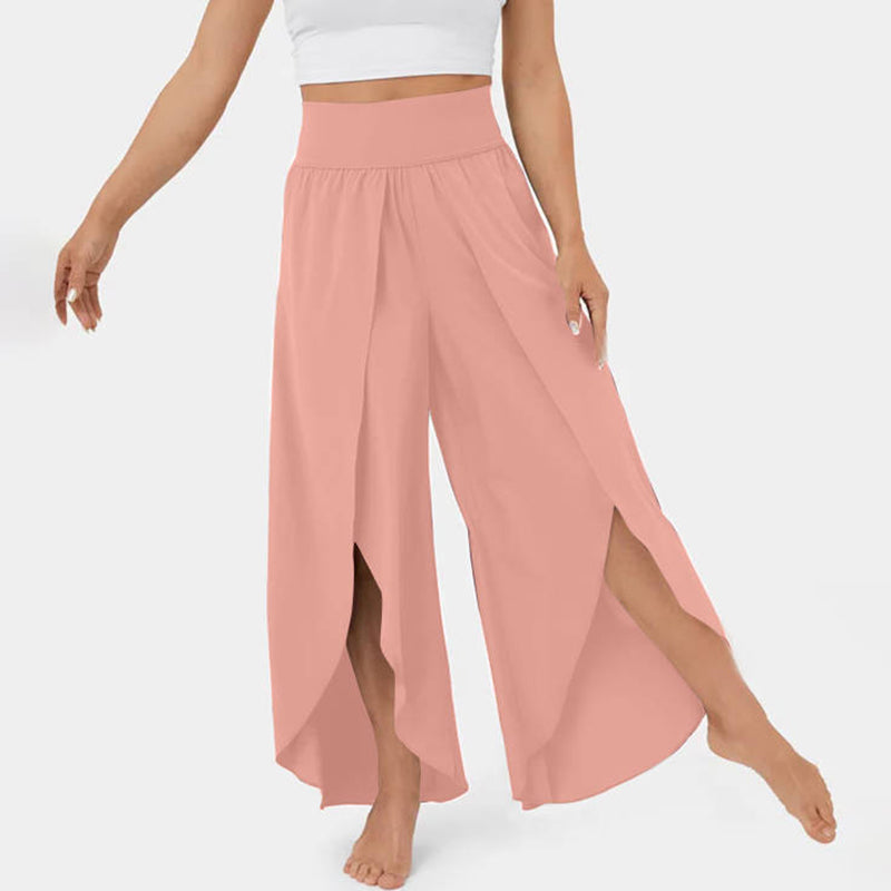 Ellie | High Waisted Flowy Trousers for Women