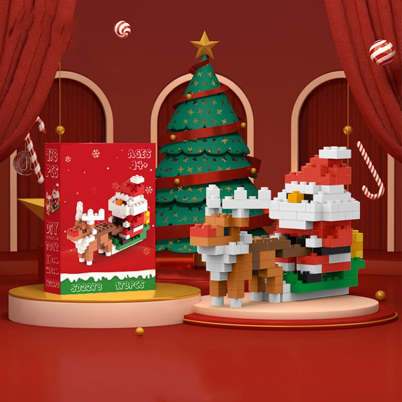 Christmas Theme Building Blocks