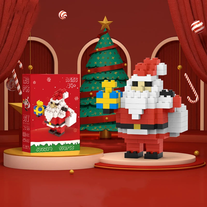 Christmas Theme Building Blocks