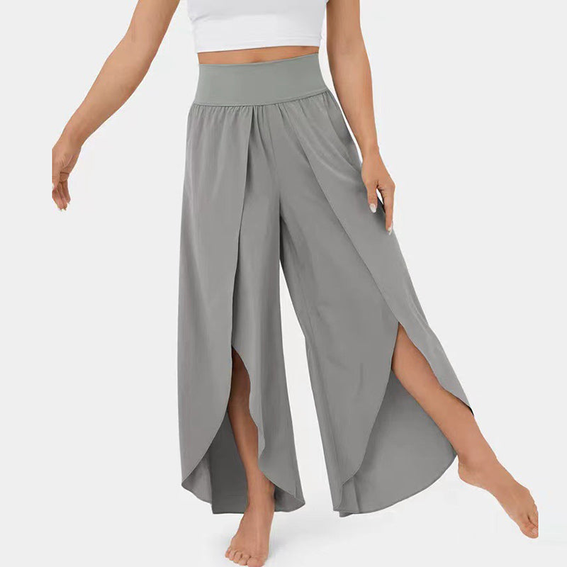 Ellie | High Waisted Flowy Trousers for Women