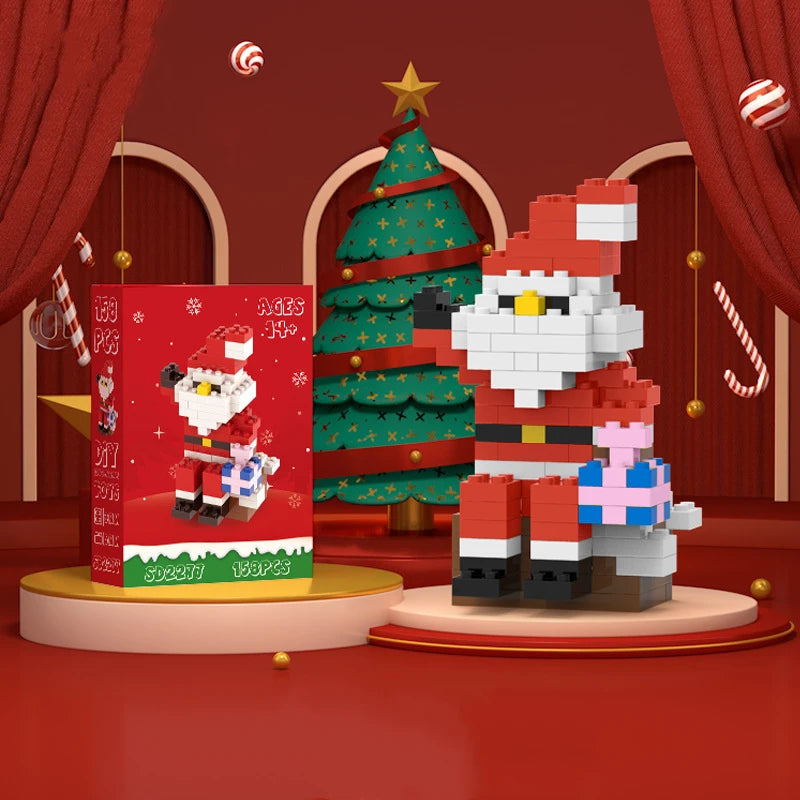 Christmas Theme Building Blocks