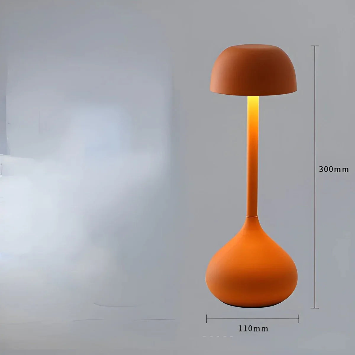 TouchLumena - Wireless Dimmable Mushroom Table Lamp