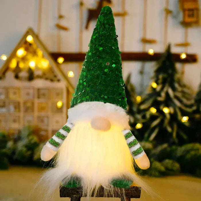 Christmas Gnome with a Festive Charm