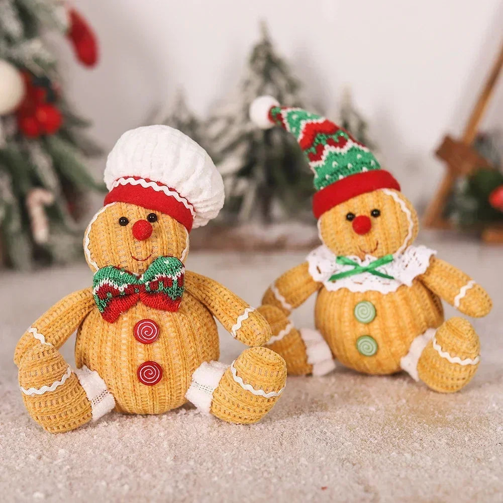 Gingerbread Doll Plush Ornament