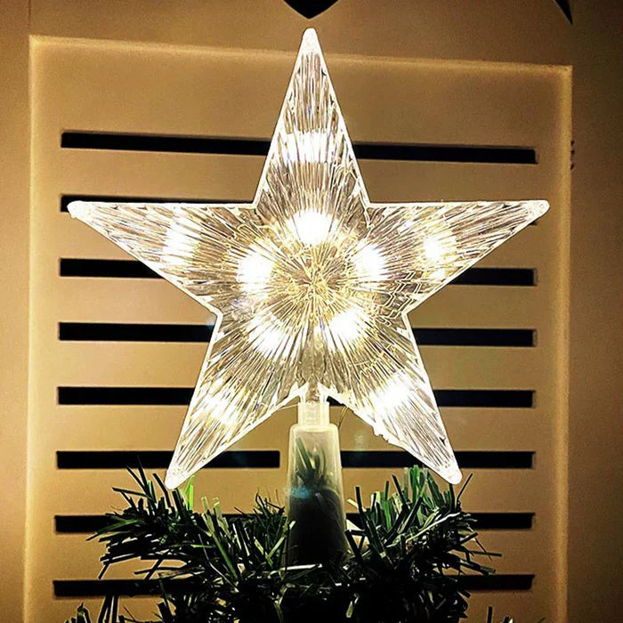 Sparkling Star- Elegant Tree Topper