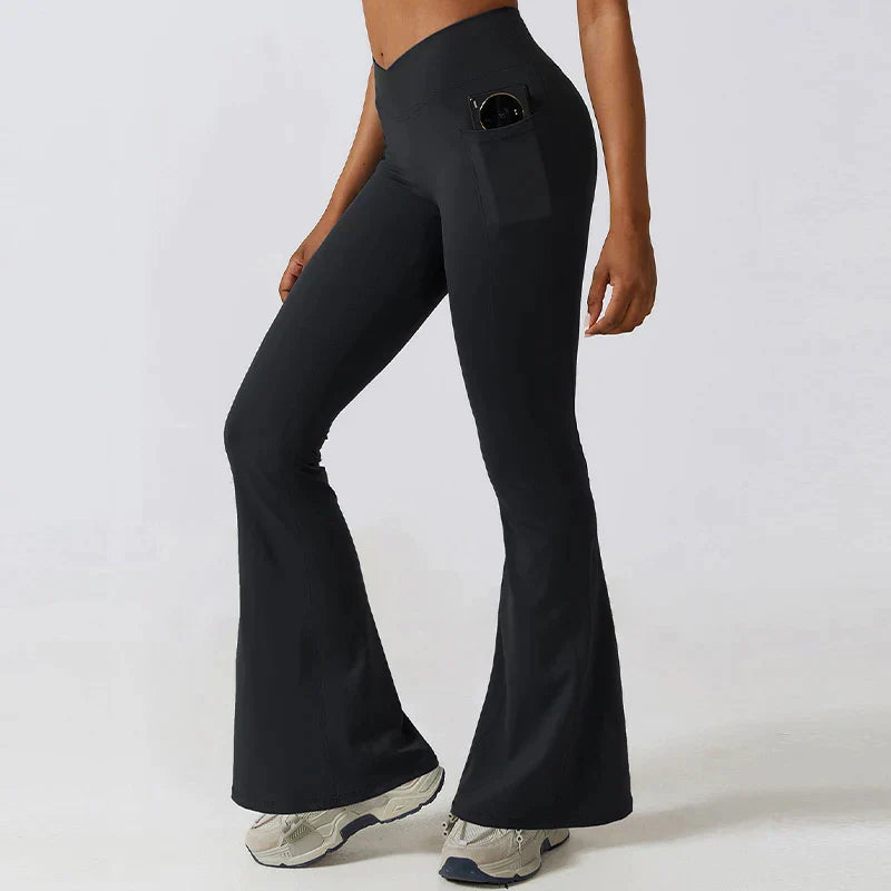 Lea | High-Waisted Flare Leggings